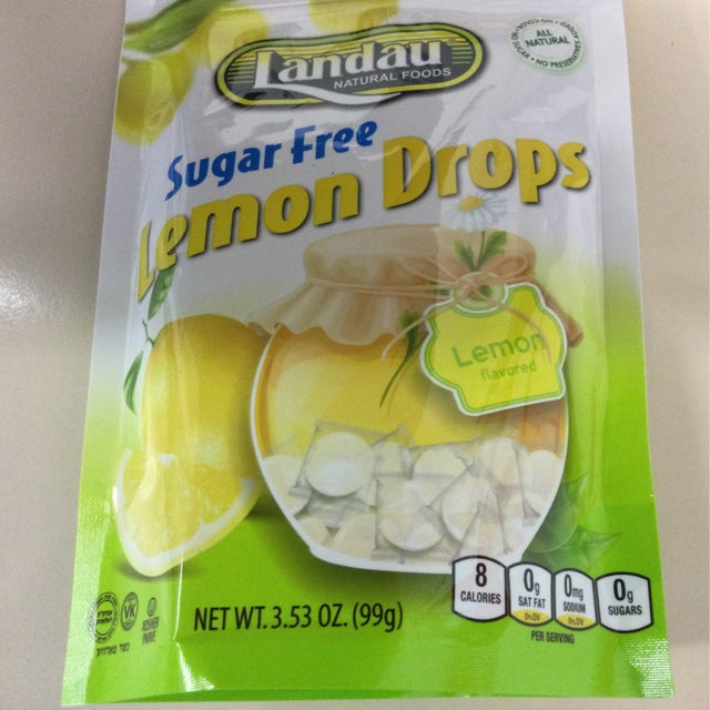 Landau Kosher Sugar Free Lemon Drops - 3.53 OZ 